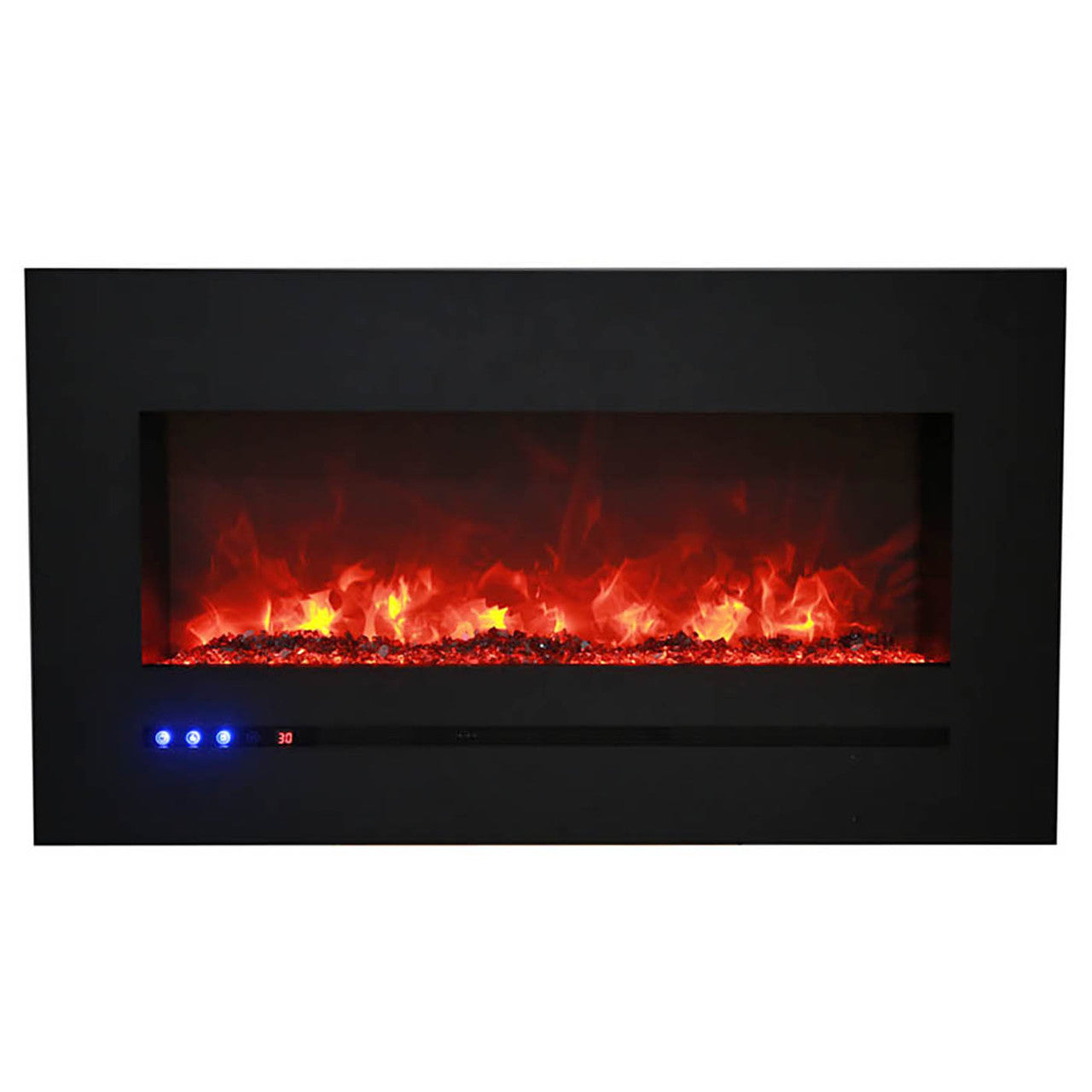 Sierra Flame 26 Inch Linear Wall Mount Electric Fireplace WM-FML-26-3223-STL