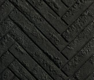 Majestic Black Herringbone Interior Panels for Courtyard 36" Gas Fireplace
