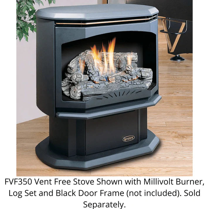 Kingsman 28 Inch Freestanding Vent Free Gas Stove - 40,000 BTU