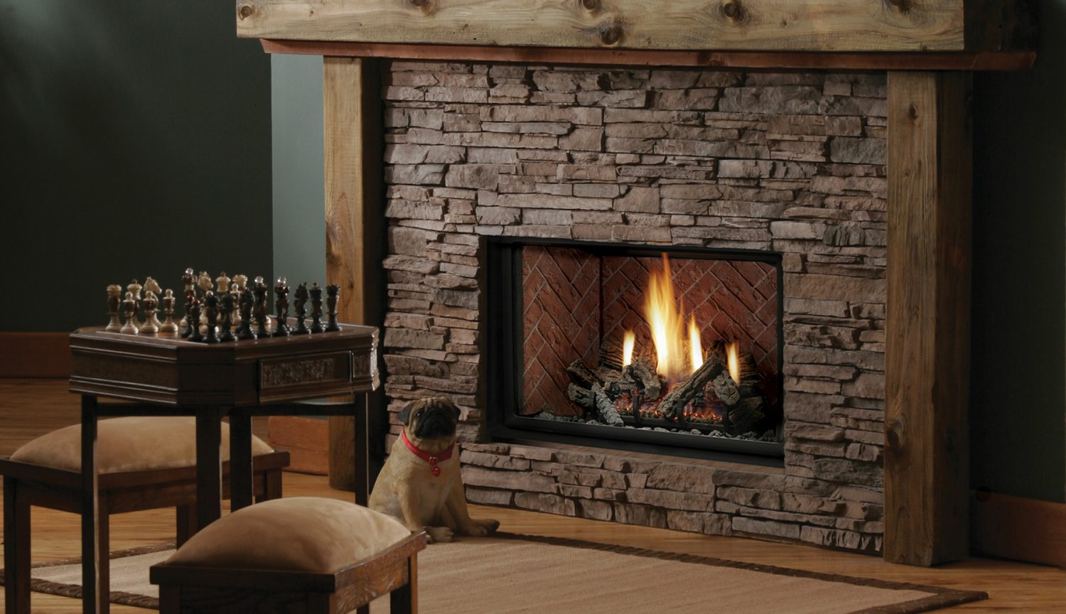 Kingsman 36" Zero Clearance HBZDV3624 Direct Vent Gas Fireplace