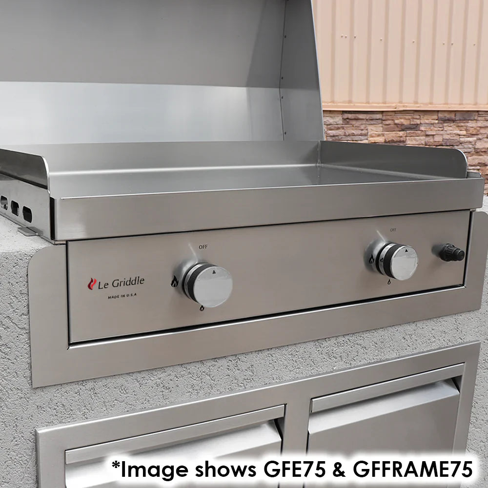 Le Griddle Trim Kit for Original Griddle – Stainless Steel for Built-In Installations