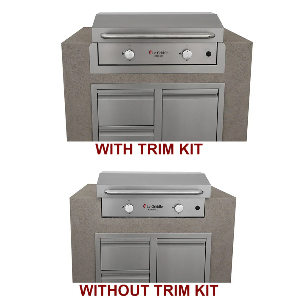 Le Griddle 41" Trim Kit for The Grand Texan Built-In Griddle – 304 Stainless Steel