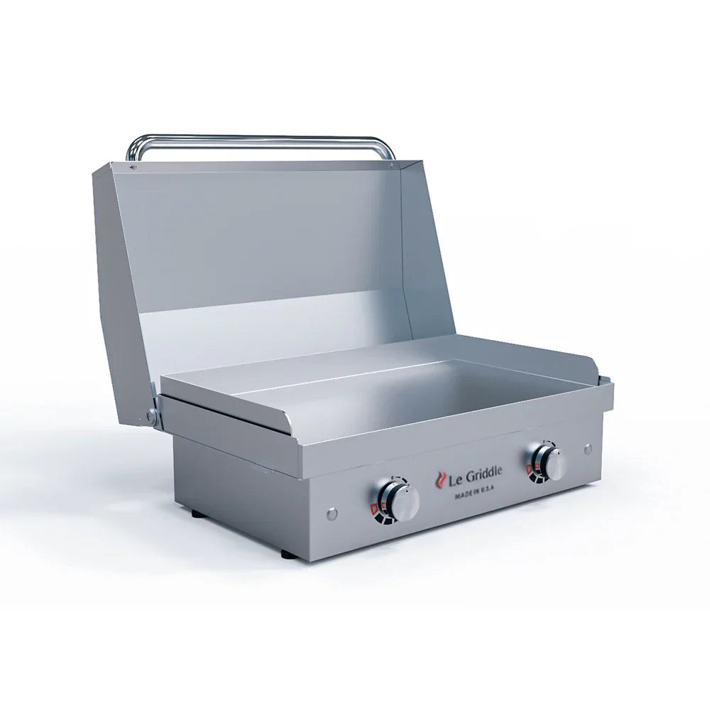 Le Griddle The Ranch Hand 29” Electric Griddle with Lid and Independent Dual Heating Zones