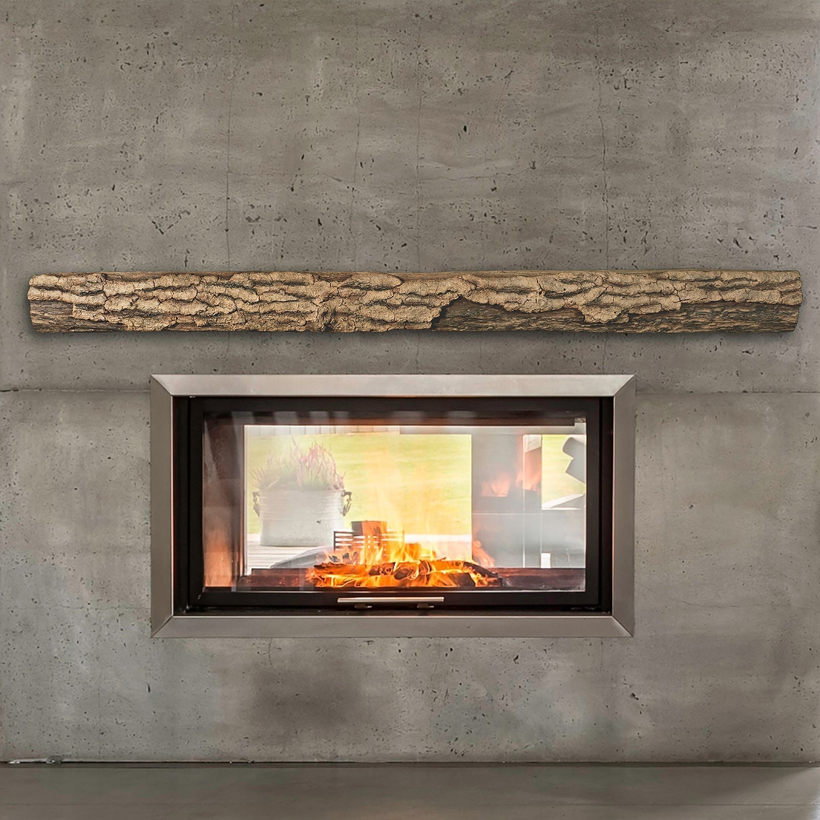 Lexington Hearth Half-Round Sleeper 72" Hand-Painted Non-Combustible Pale Honey Mantel Shelf Kit