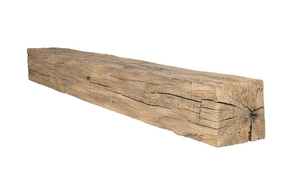 Lexington Hearth Tobacco Barn 60" Handcrafted Non-Combustible Pale Honey Mantel Shelf Kit