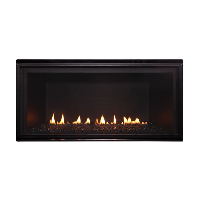 Majestic Energy Efficient 36 Inch Direct Vent Linear Gas Fireplace With Intellifire