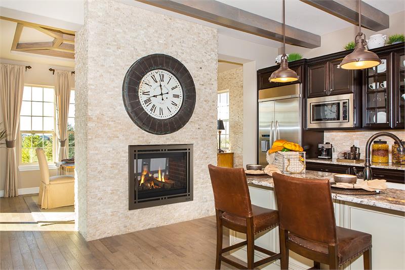 Majestic 36 Inch Direct Vent Energy Efficient Pearl II See-through Gas Fireplace