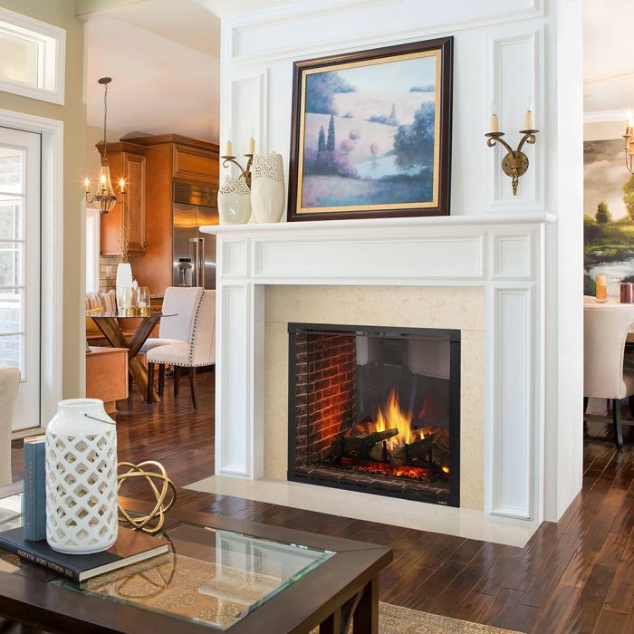 Majestic Marquis Intellifire Touch Ignition System II Direct Vent 42 Inch See-through Gas Fireplace