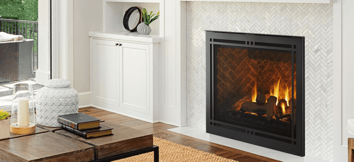Majestic Direct Vent Residential 36 Inch Meridian Gas Fireplace