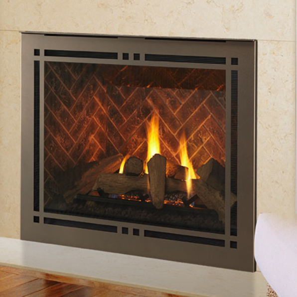 Majestic Direct Vent Residential 36 Inch Meridian Gas Fireplace