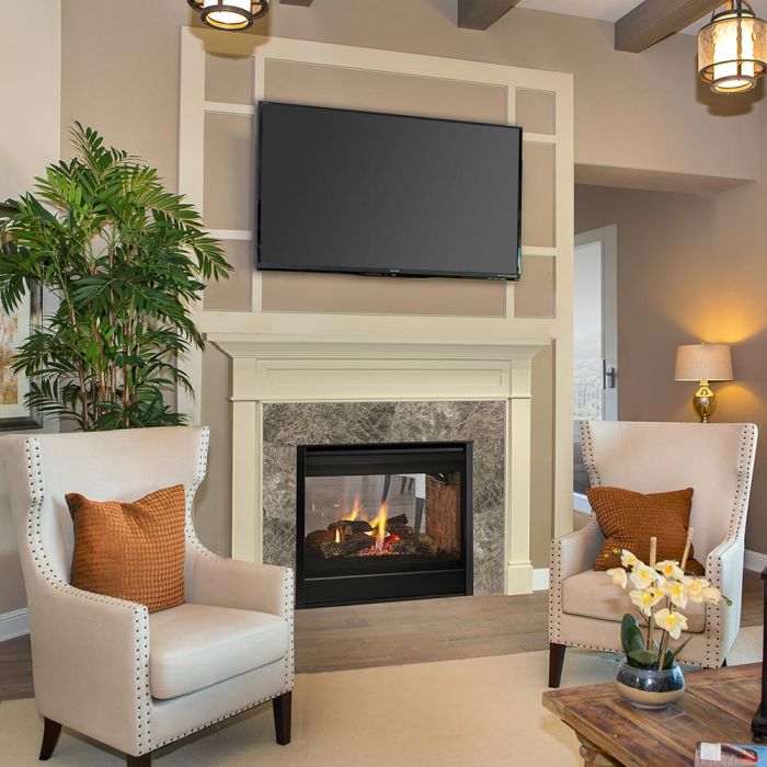 Majestic See-through Indoor 36 Inch Direct Vent Gas Fireplace