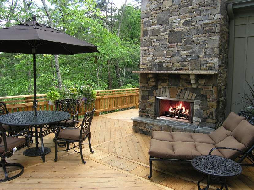 Majestic 36 Inch Montana Outdoor Wood Burning Fireplace