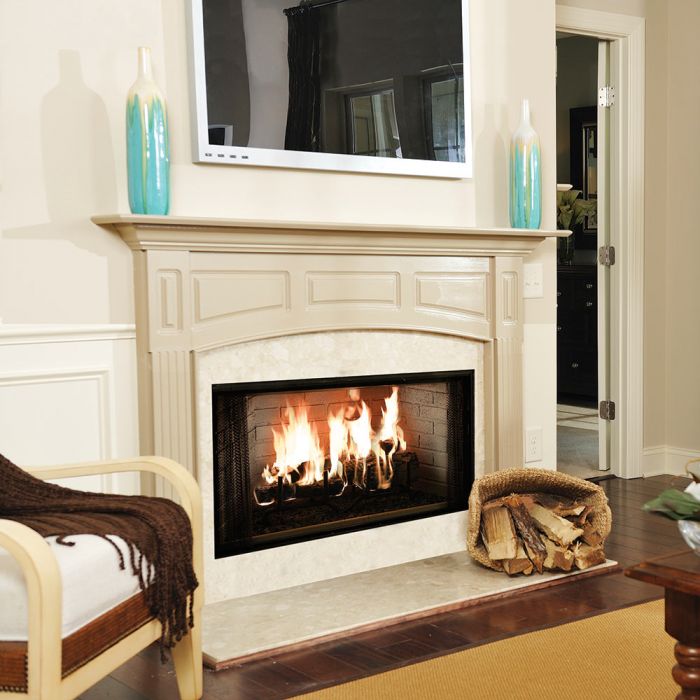 Majestic Royalton 42 Inch Radiant Indoor Wood Burning Fireplace