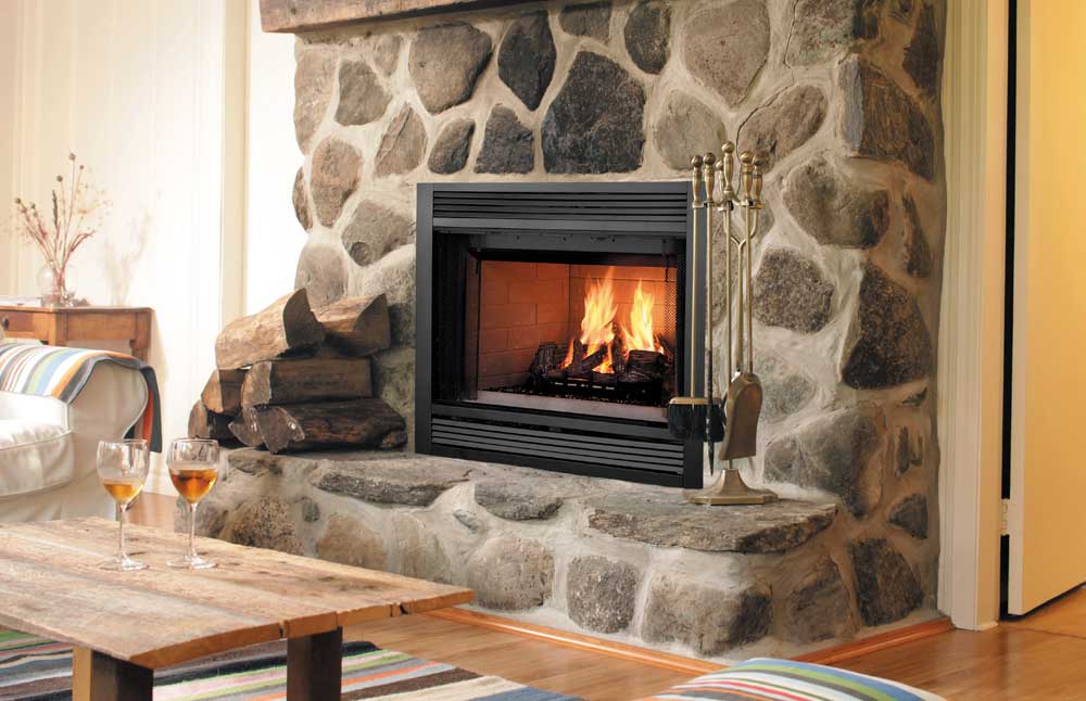 Majestic Sovereign Heat Circulating Traditional 42" Wood Burning Fireplace