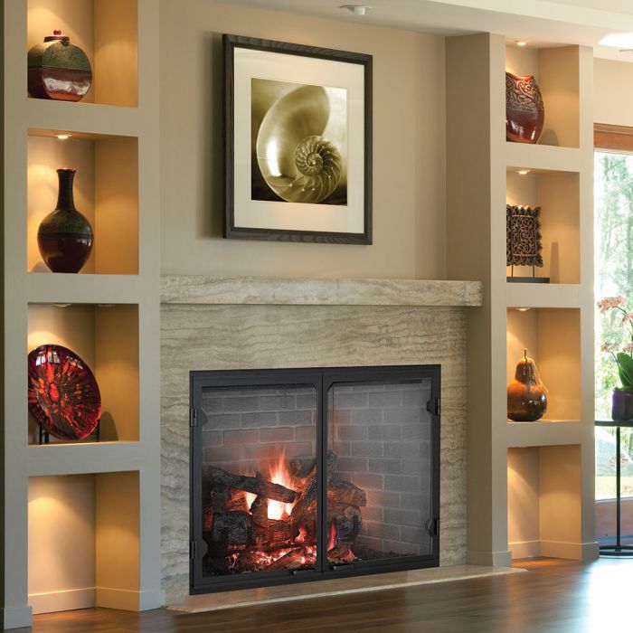 Majestic Biltmore Radiant 50" Traditional Wood Burning Fireplace