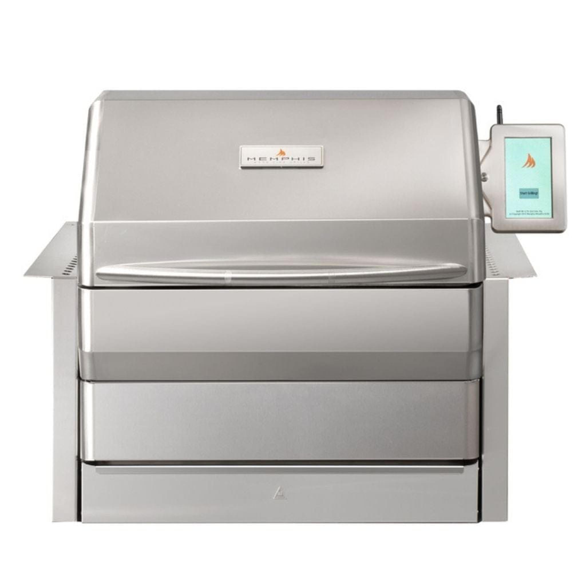 Memphis Pro ITC3 28" Built-In Pellet Grill – Wi-Fi Enabled with Direct Flame & IntelliBurn Technology