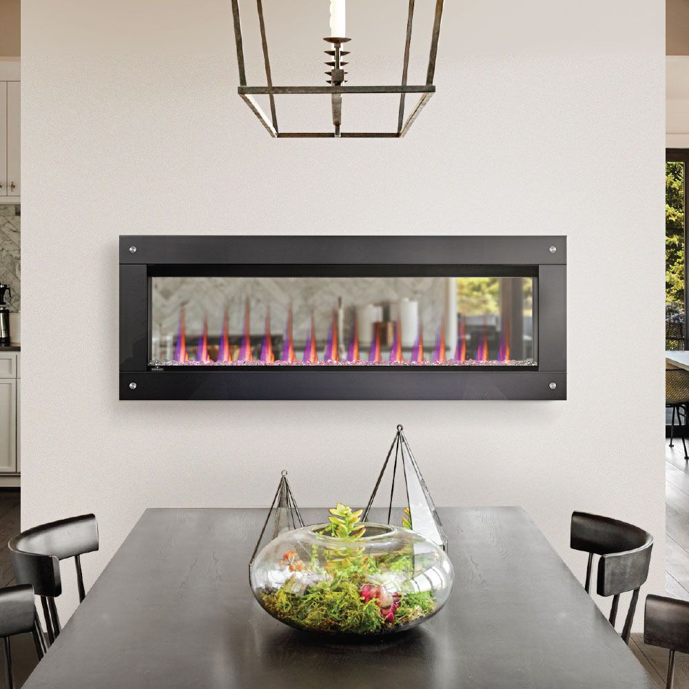 Napoleon CLEARion Elite Wall Mount 50 Inch See Through Built-In Electric Fireplace