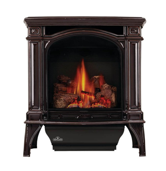 Napoleon 24 Inch Bayfield Cast Iron Freestanding Direct Vent Gas Stove