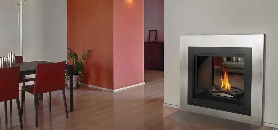 Napoleon Ascent 45 Inch Multi-view Direct Vent See-through Gas Fireplace With Fire Cradle