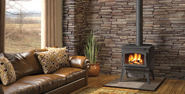 Napoleon Timberwolf Economizer 2100 Freestanding Vented Wood Burning Stove