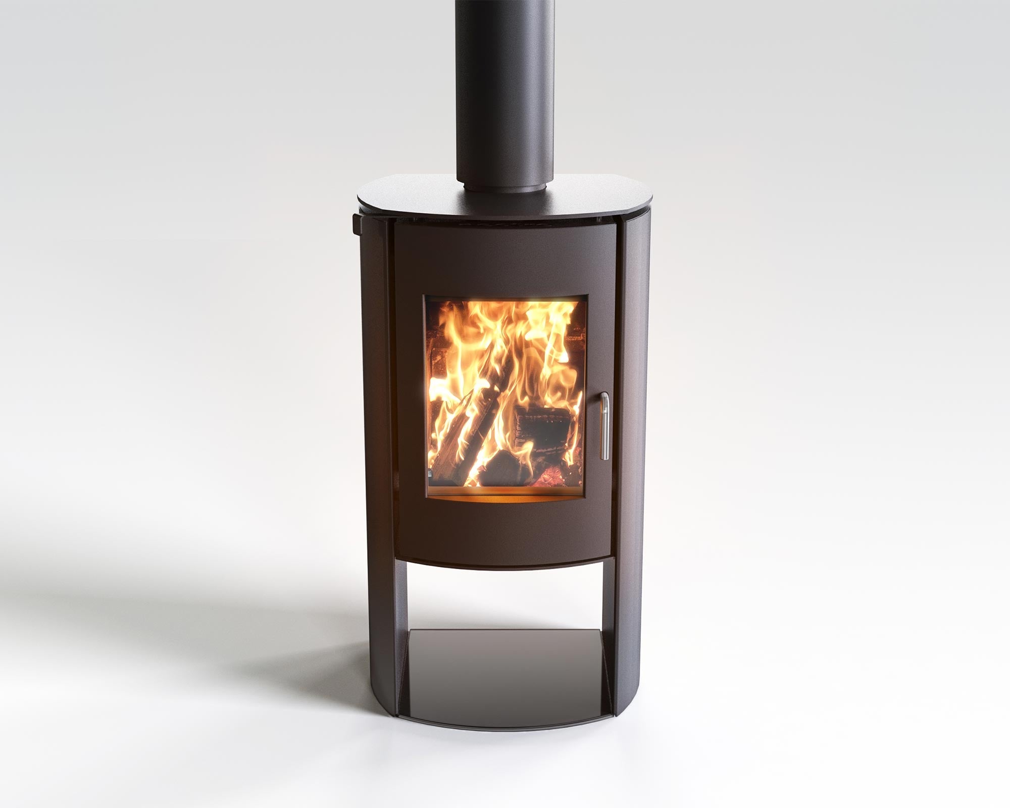 Nectre N65 Modern Freestanding Wood Burning Stove