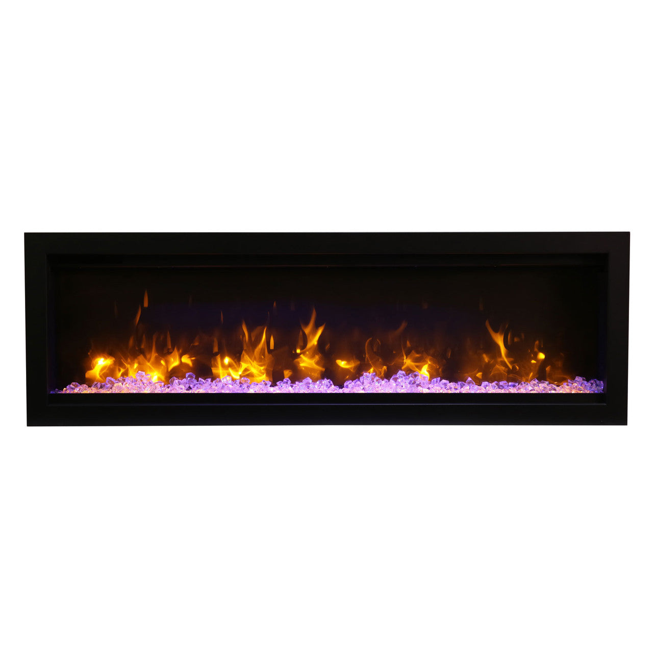 Amantii 60 Inch Symmetry 3.0 Built-in Modern Linear Outdoor Electric Fireplace