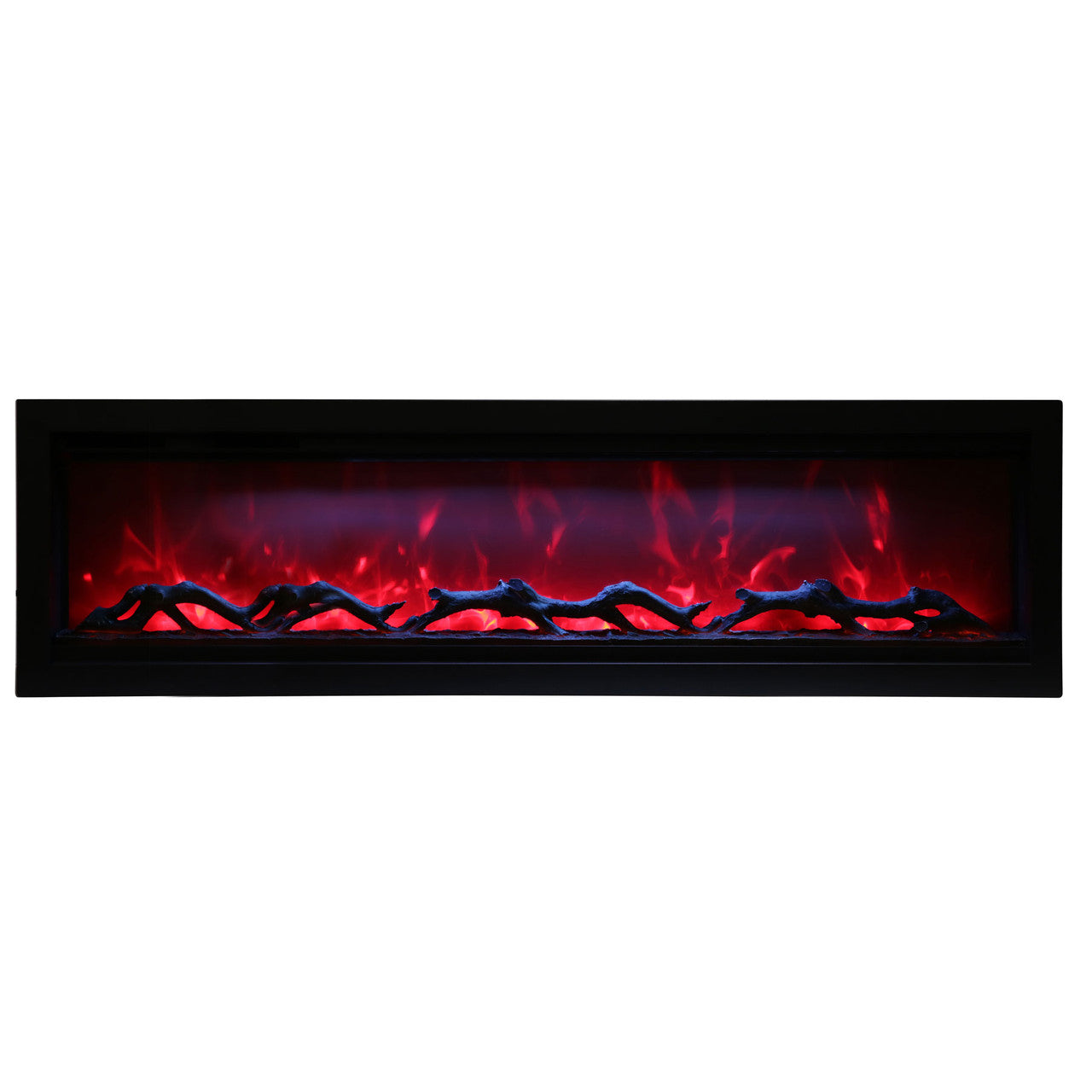 Amantii 34 Inch Symmetry 3.0 Built-in Modern Linear Outdoor Electric Fireplace