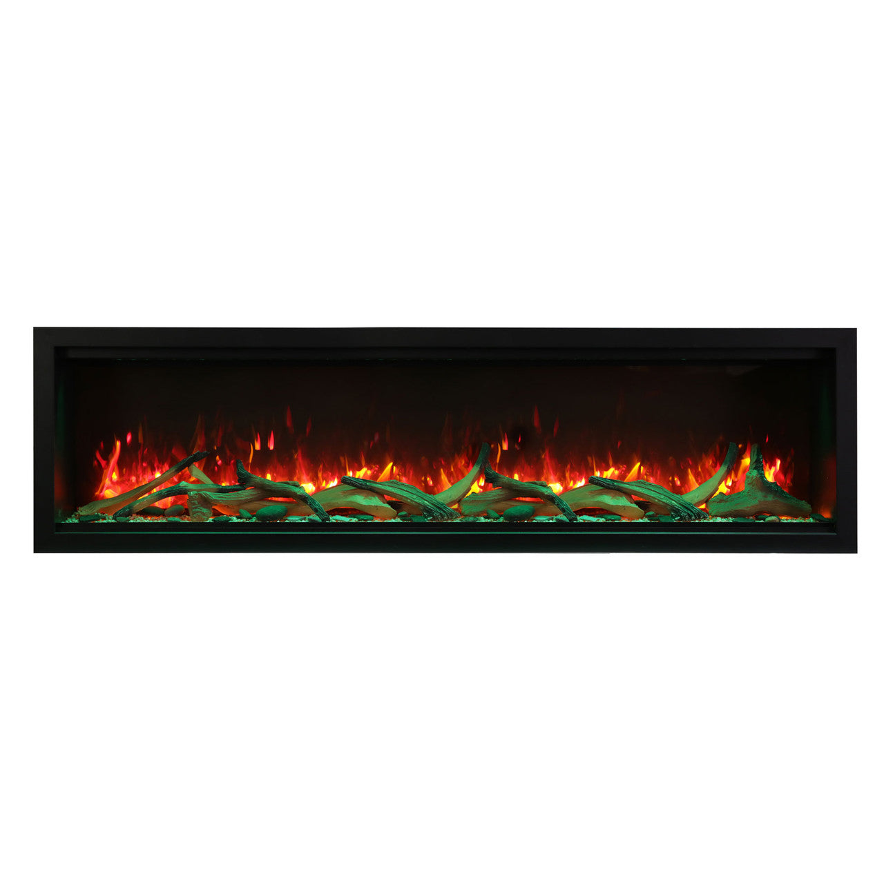 Amantii Symmetry SYM-50-XT Built in Smart Extra Tall Outdoor Electric Fireplace
