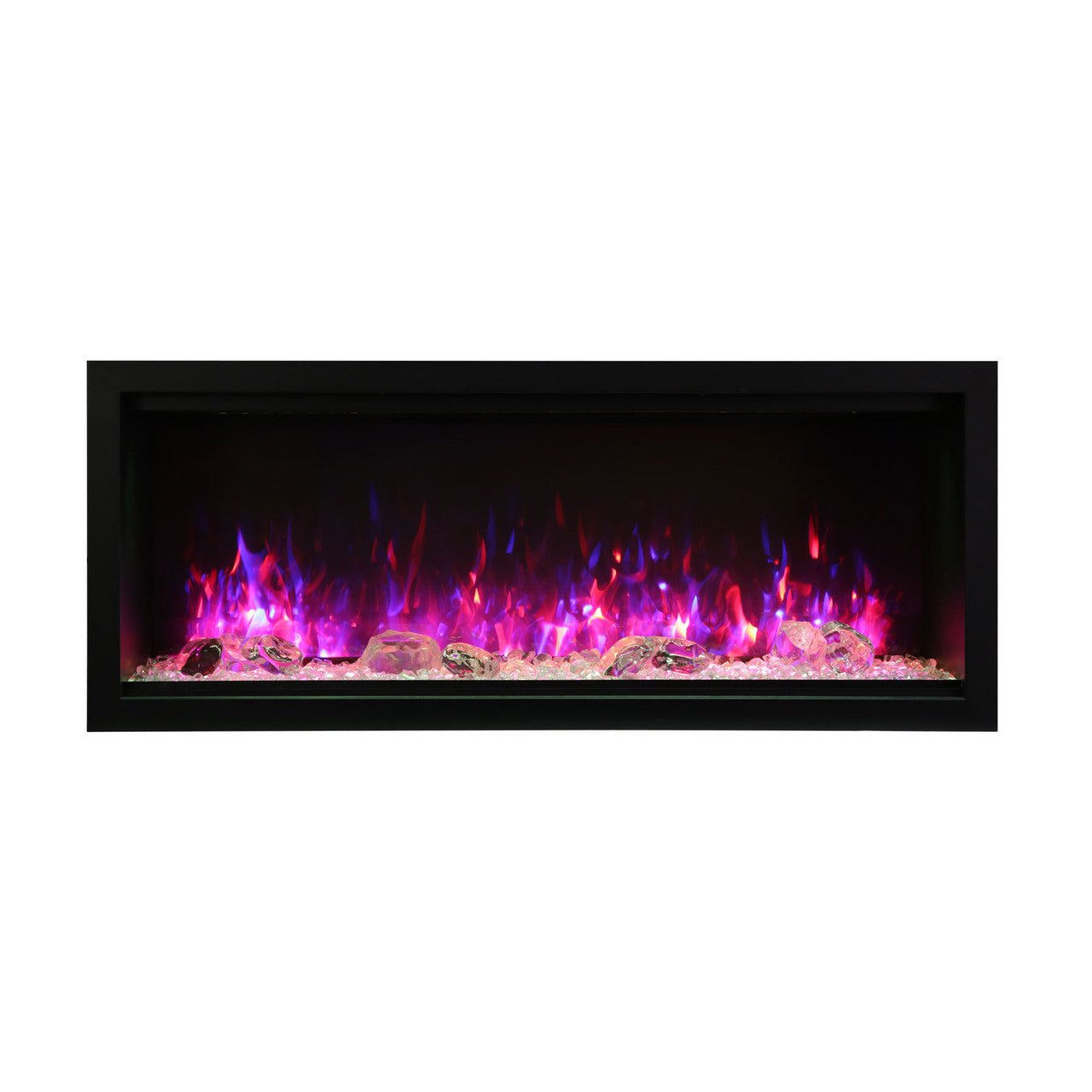Amantii Symmetry SYM-42-XT Built in Smart Extra Tall Outdoor Electric Fireplace