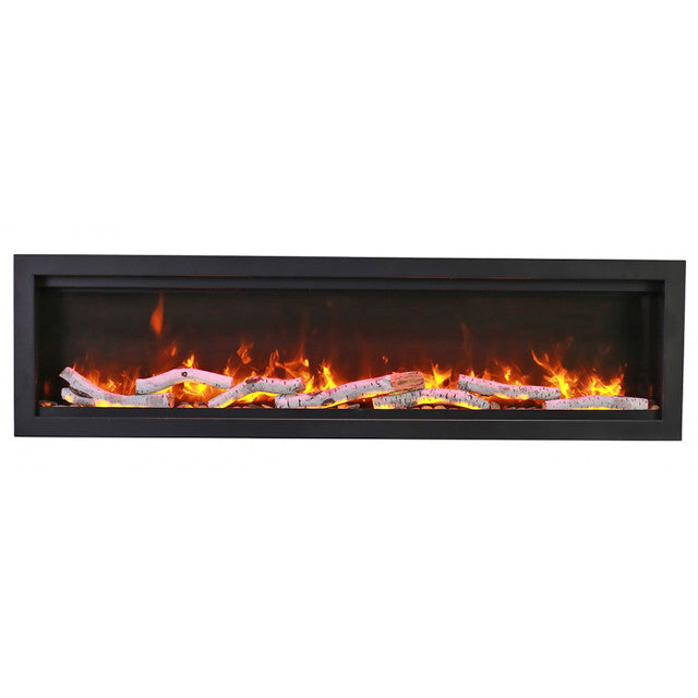 Amantii Symmetry Bespoke 60 Inch Indoor or Outdoor Built-In Electric Fireplace