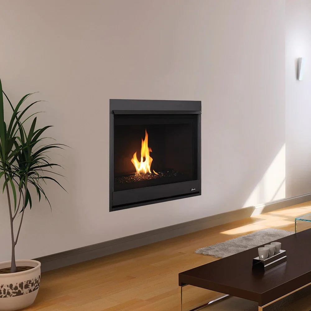 Superior DRC2033 33" Contemporary Top/Rear Direct Vent Gas Fireplace With Electronic Ignition