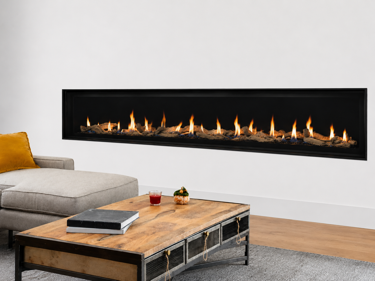 Superior DRL4084 84" Linear Direct Vent Gas Fireplace With Electronic Ignition
