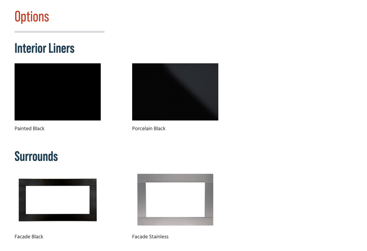 Superior DRL3555 55" Contemporary Linear Direct Vent Gas Fireplace