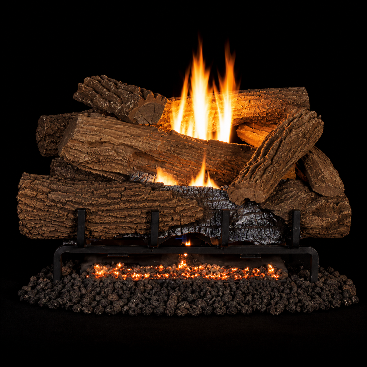 Superior MNF30 Mega-Flame Series 30" Ember Bed Vent-Free Burner With Millivolt Control