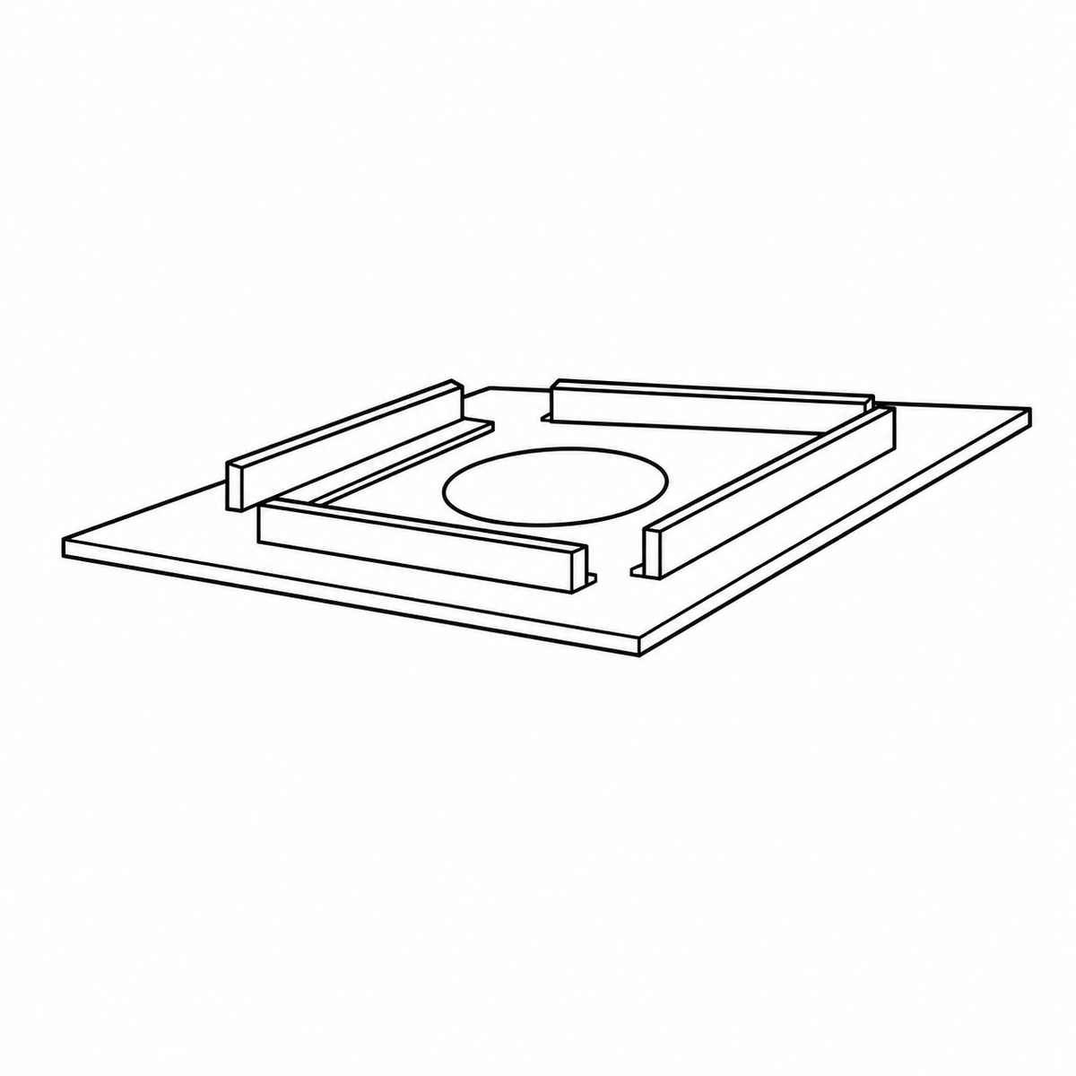 Superior SF-HTSS Small Square Horizontal Termination for Secure Flex Flexible Vent System