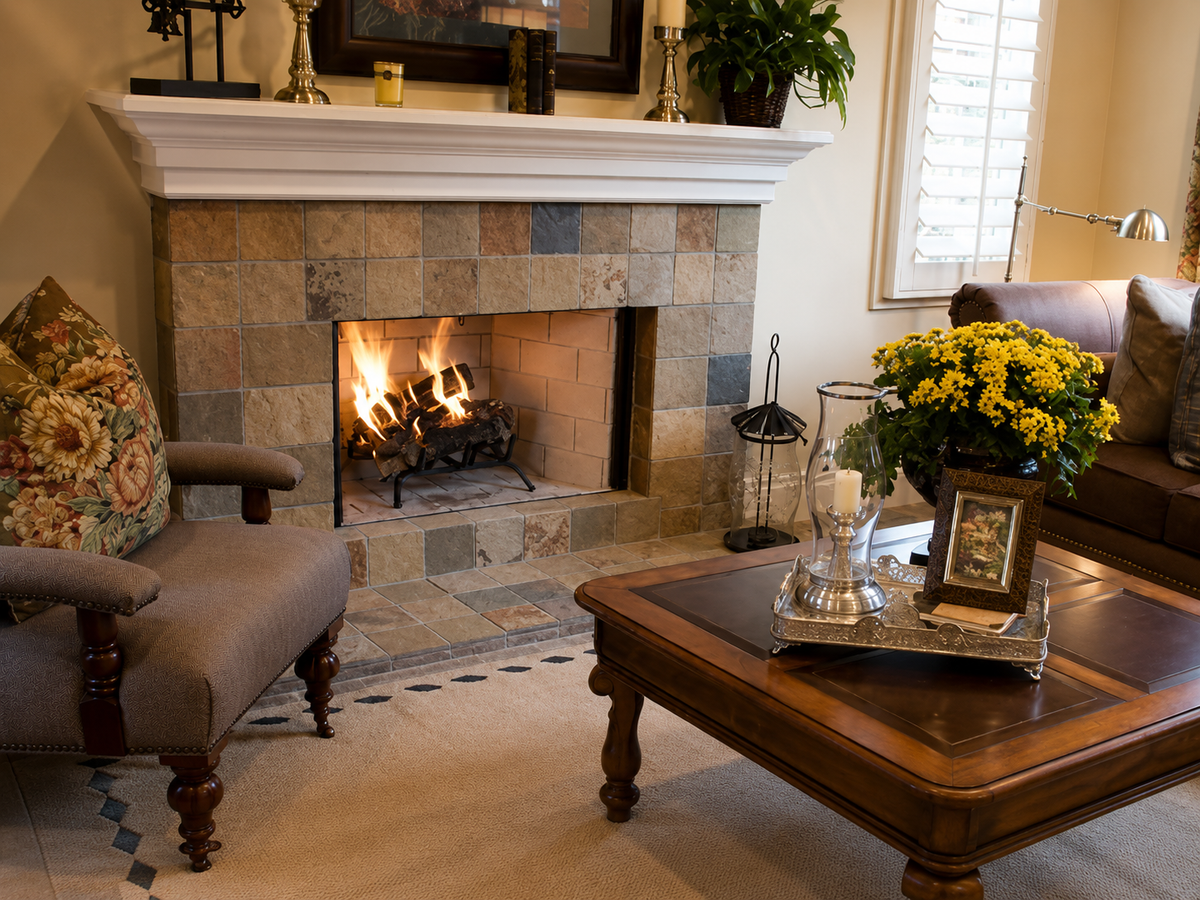 Superior WRT3538 38" Traditional Wood Fireplace With Refractory Panels