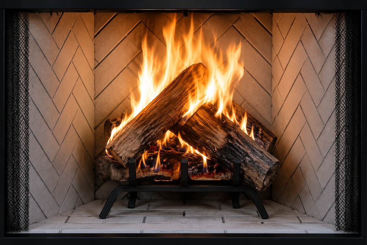 Superior WRT3543 43" Traditional Wood Fireplace With Refractory Panels