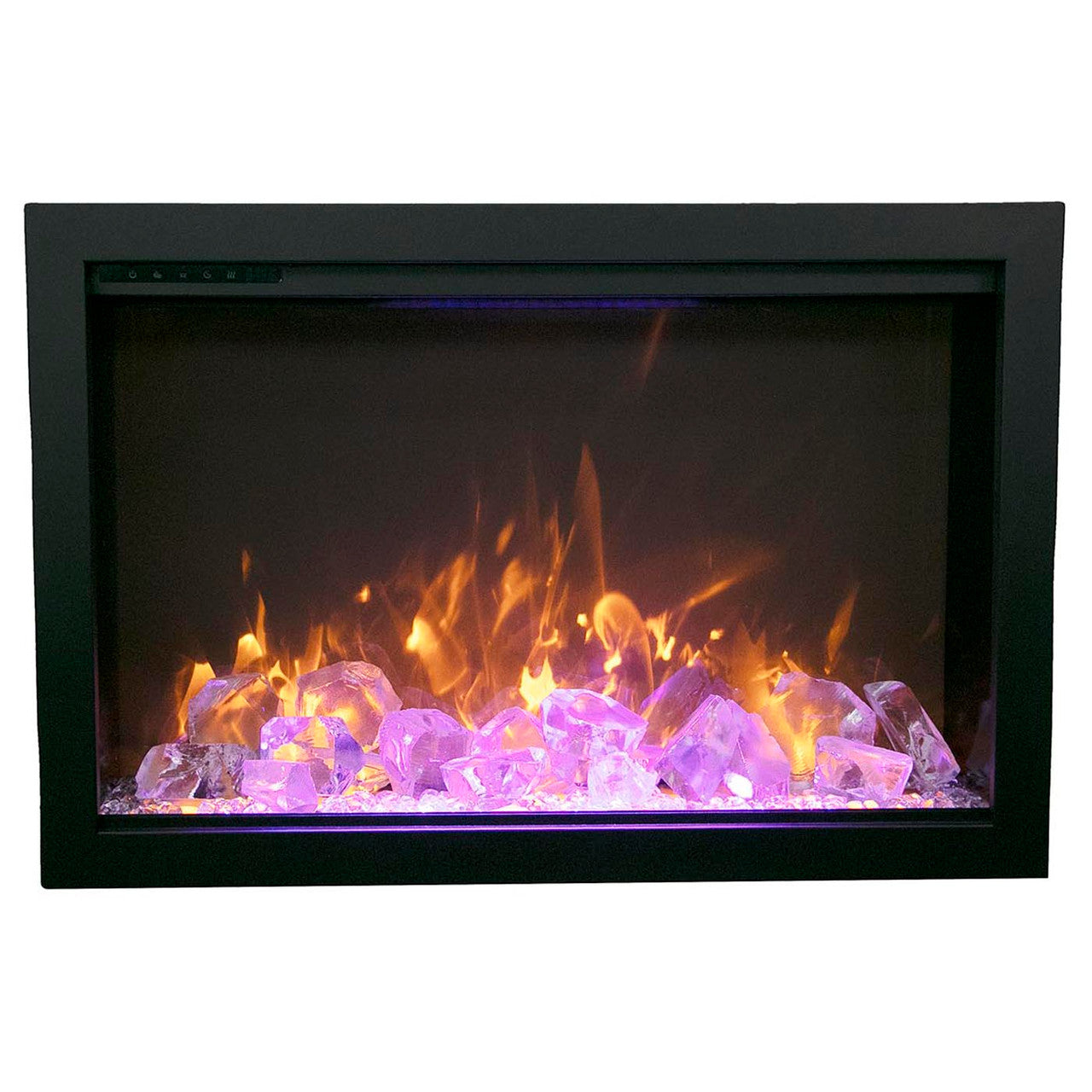 Amantii 33 inch Traditional Bespoke Smart Indoor Outdoor Electric Fireplace