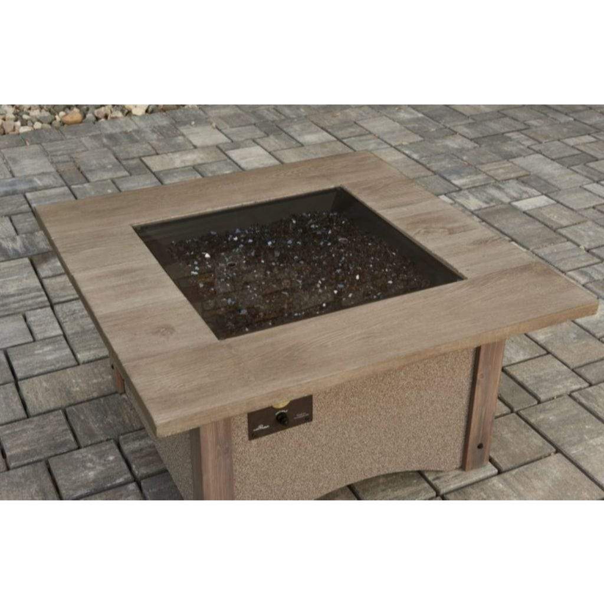 The Outdoor GreatRoom Company 24 Inch Square Glass Wind Guard with Stainless Steel Hardware