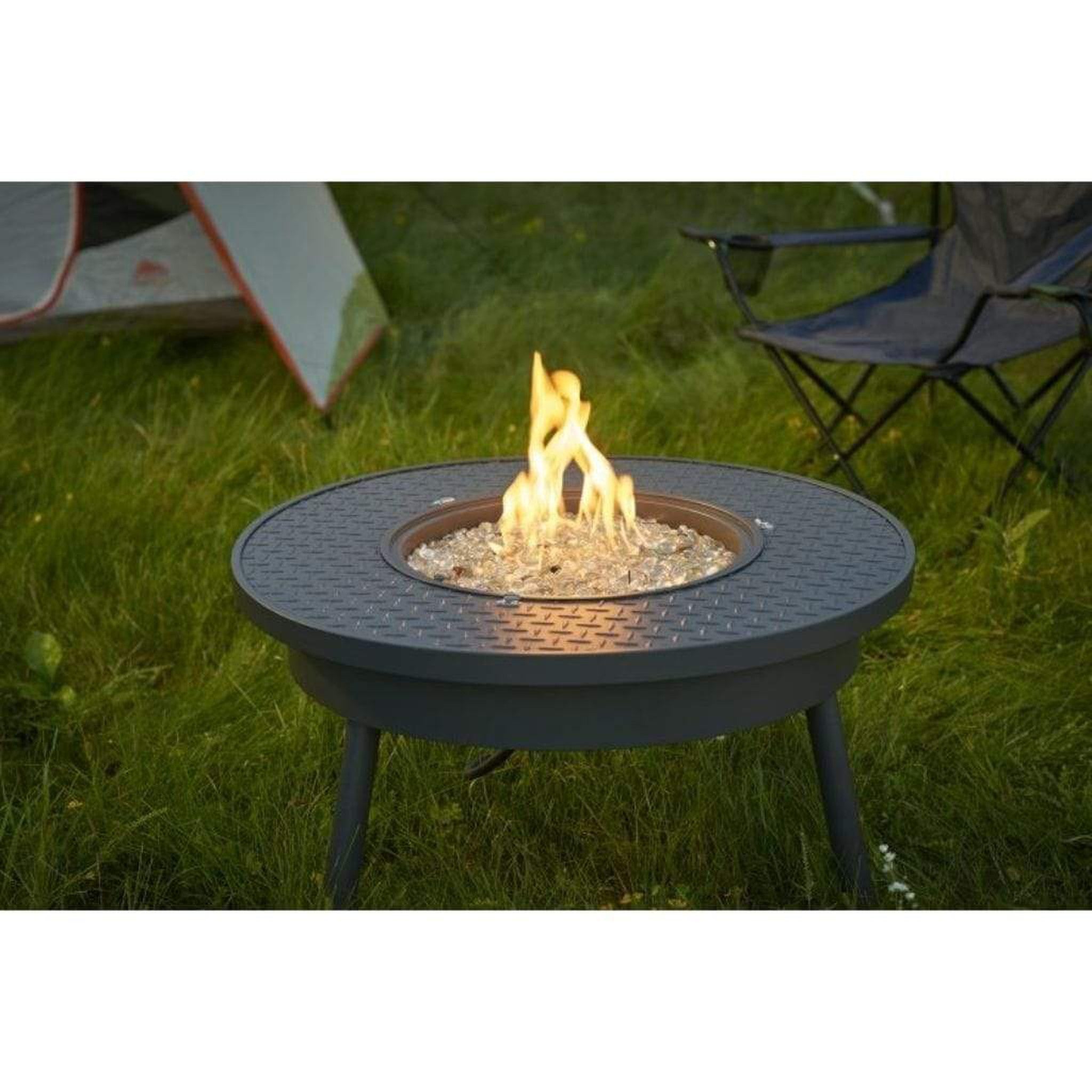 The Outdoor GreatRoom Company Renegade 32" Round Portable Gas Fire Pit Table