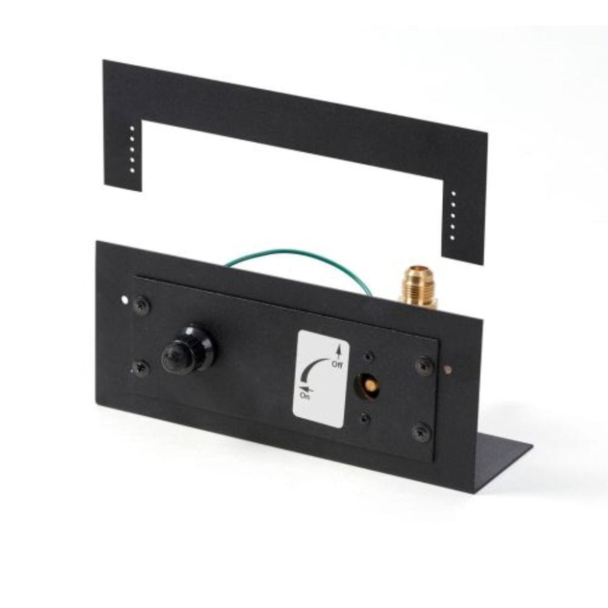 The Outdoor GreatRoom Company 6.5" x 6.5" Control Panel with Built-In 1/4 Turn Key Valve – 1/2" Fitting