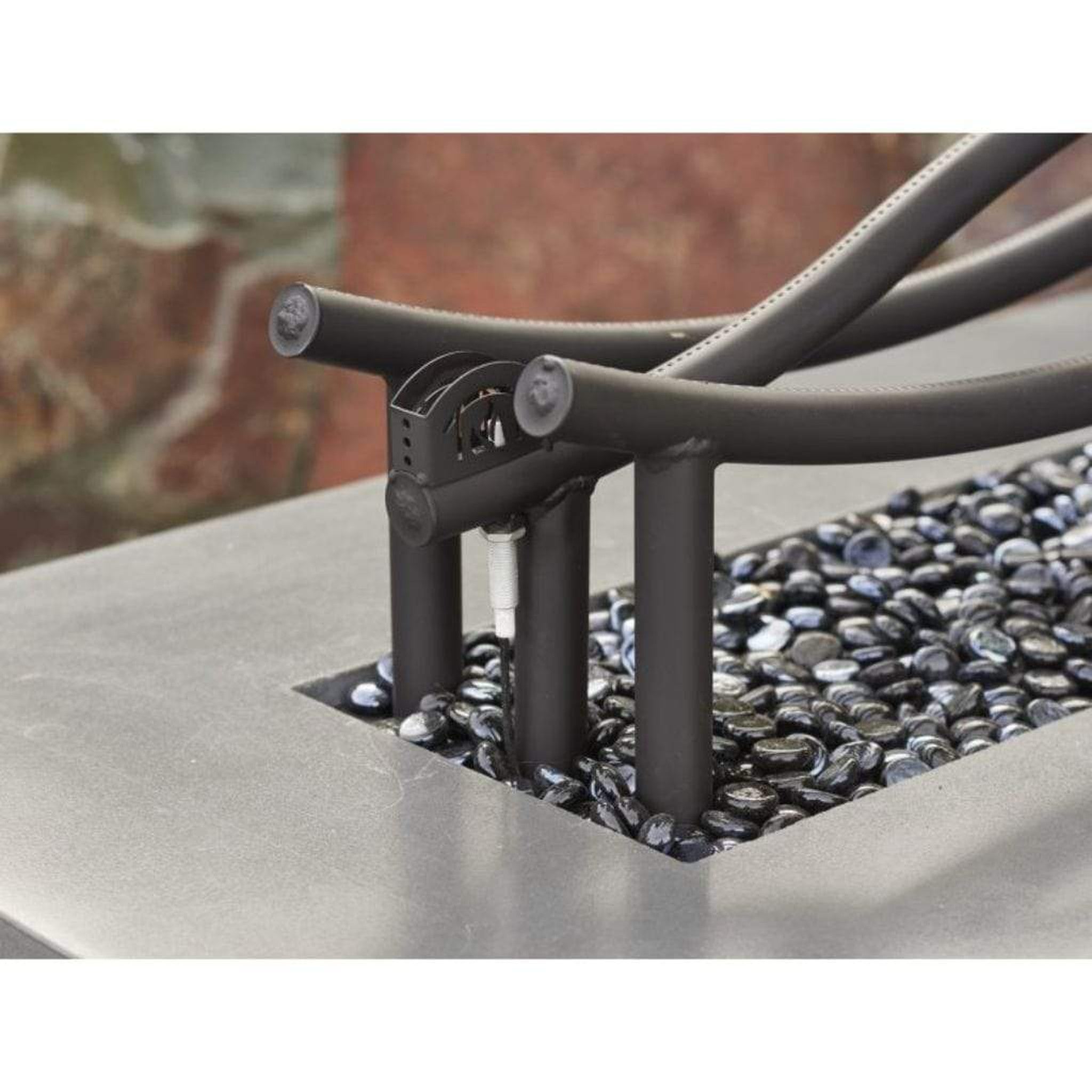 The Outdoor GreatRoom Company 56" Black Wave Linear Gas Burner with Direct Spark Ignition