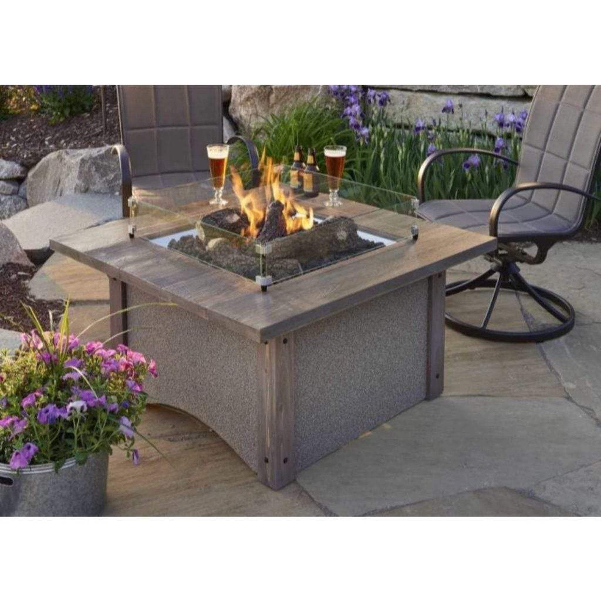The Outdoor GreatRoom Company Ceramic Fiber Log Set for Fire Pits