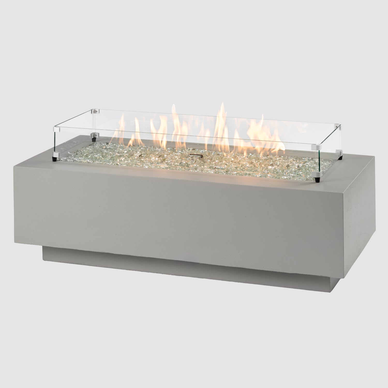 The Outdoor GreatRoom Company Cove 54-Inch Natural Gray Linear Gas Fire Table