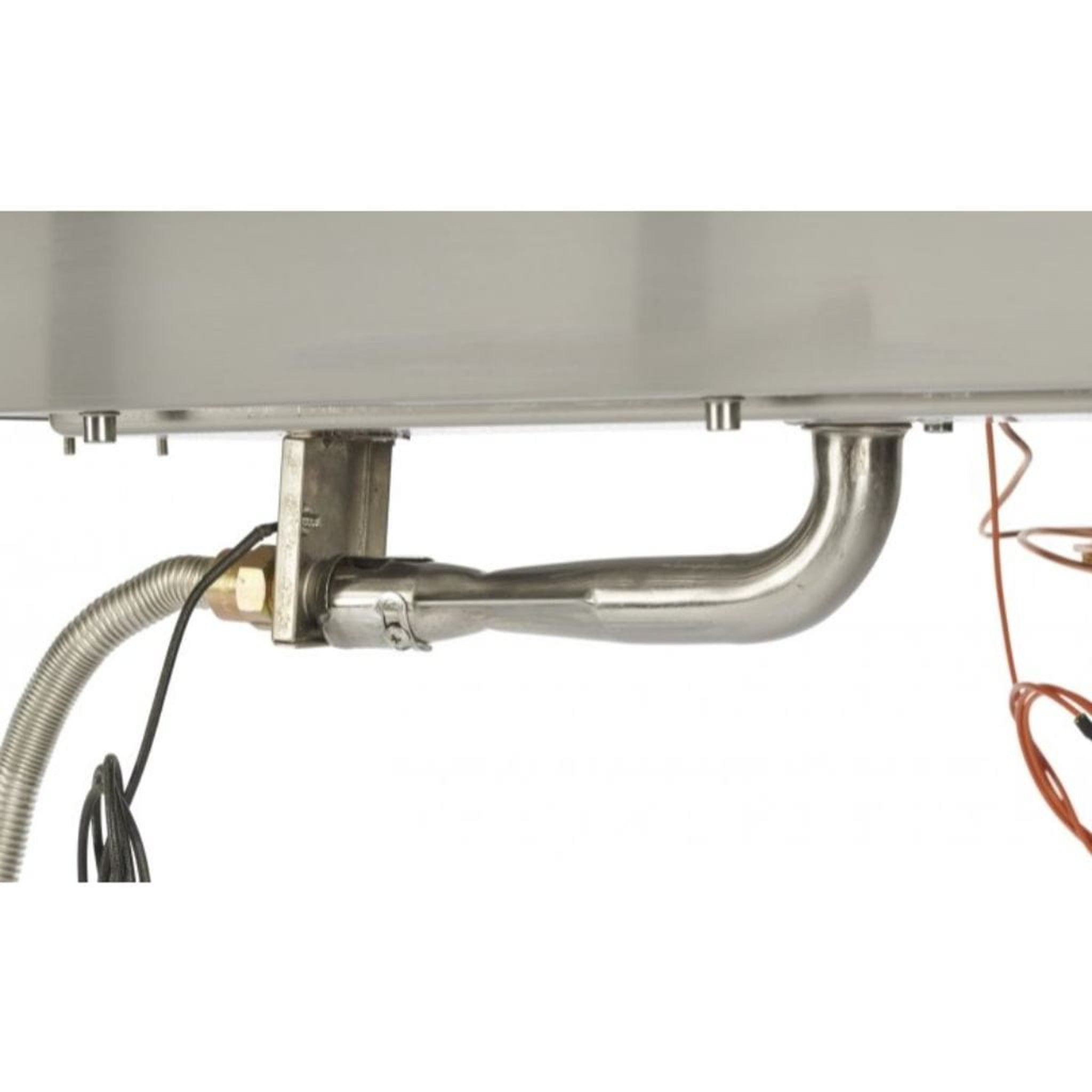 The Outdoor GreatRoom Company Crystal Fire 12" x 64" Linear Gas Burner - Commercial-Grade Stainless Steel