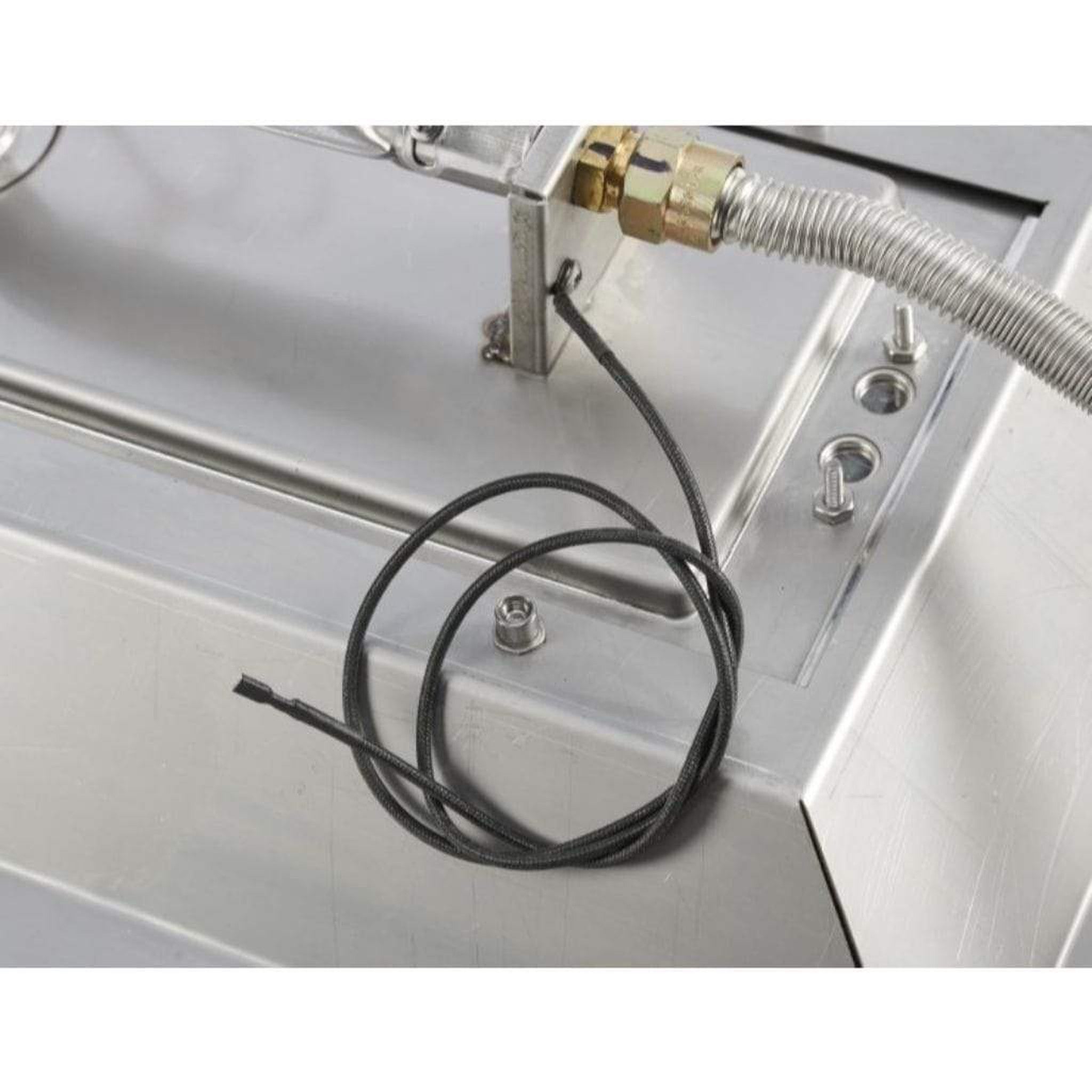 The Outdoor GreatRoom Company Crystal Fire 12" x 64" Linear Gas Burner - Commercial-Grade Stainless Steel