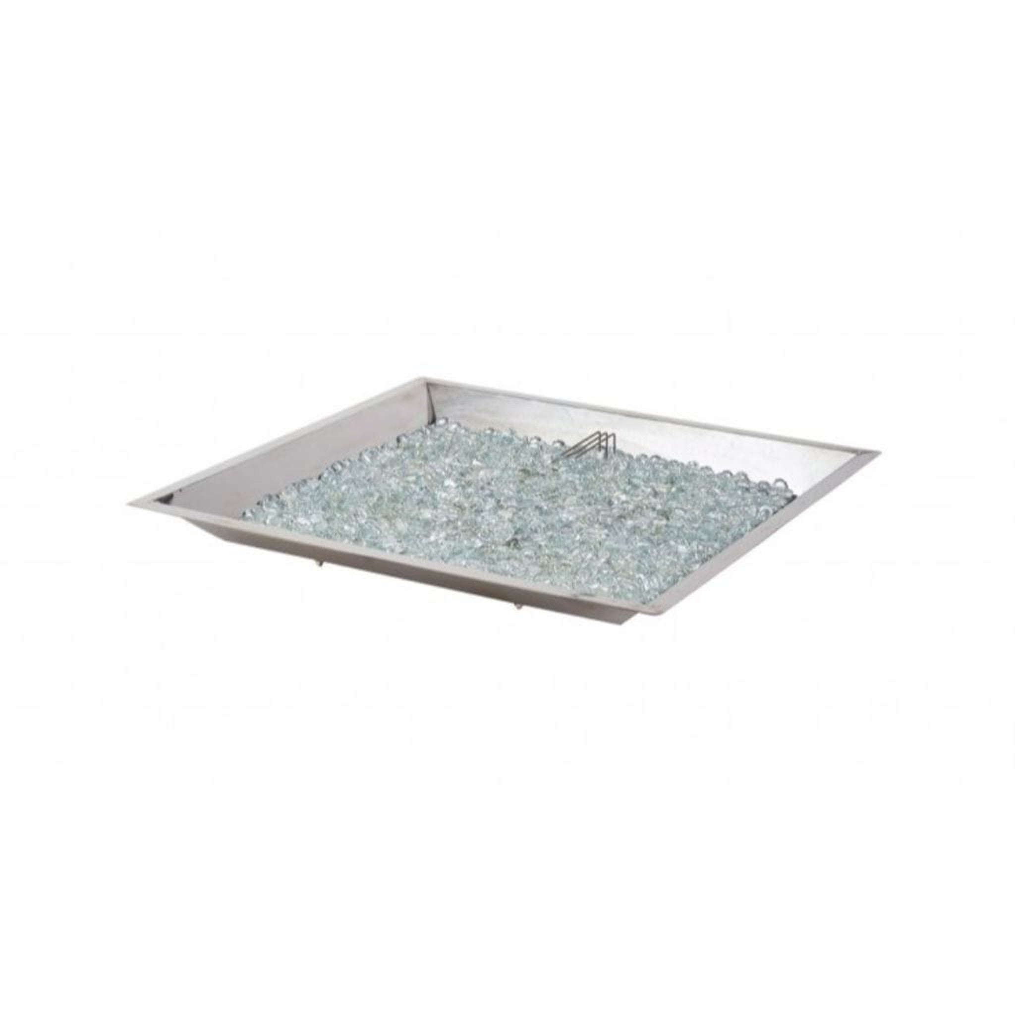 The Outdoor GreatRoom Company 24" Crystal Fire Plus Square Stainless Steel Burner