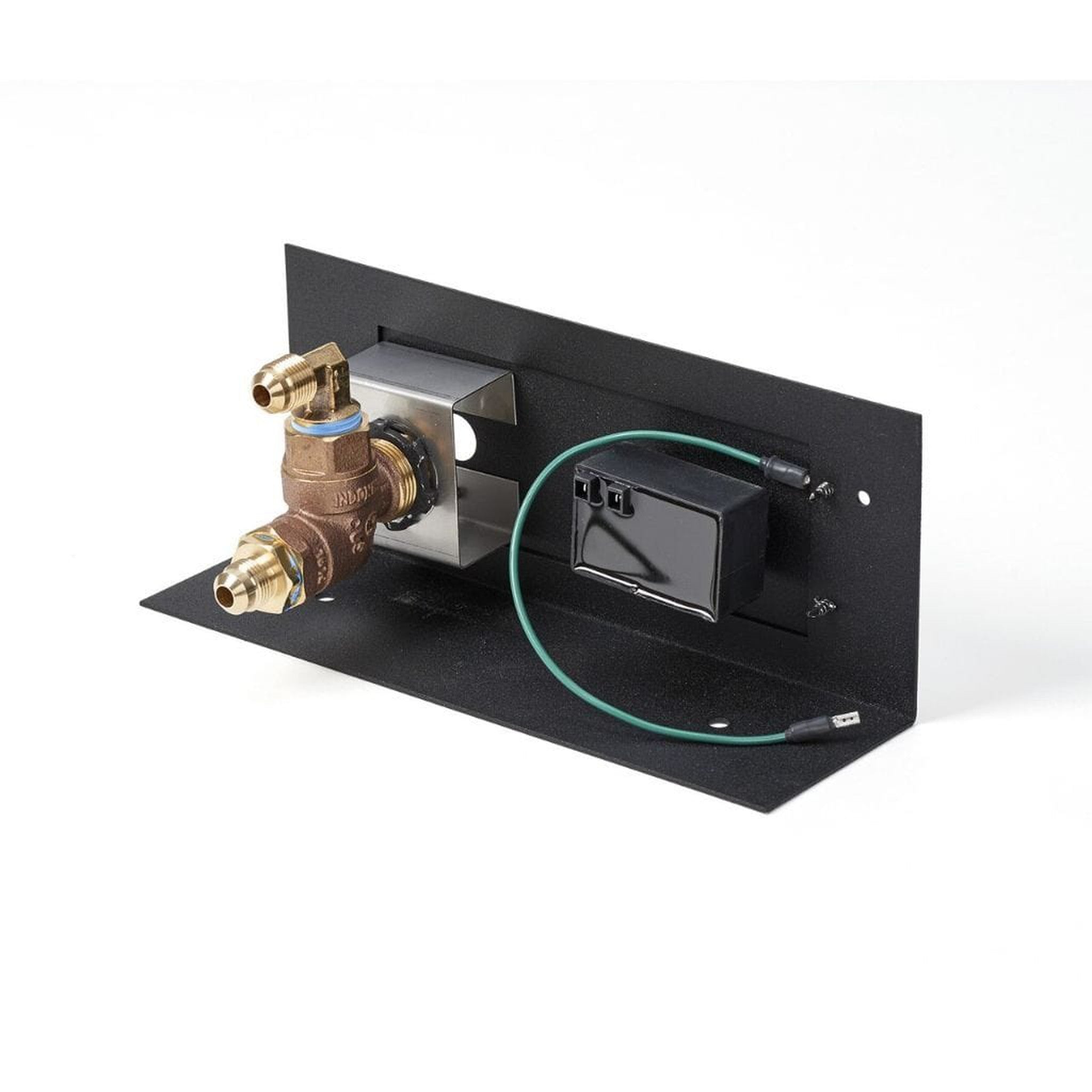 The Outdoor GreatRoom Company DIY Expansion Panel with 1/4 Turn Key Valve – Black Powder Coated
