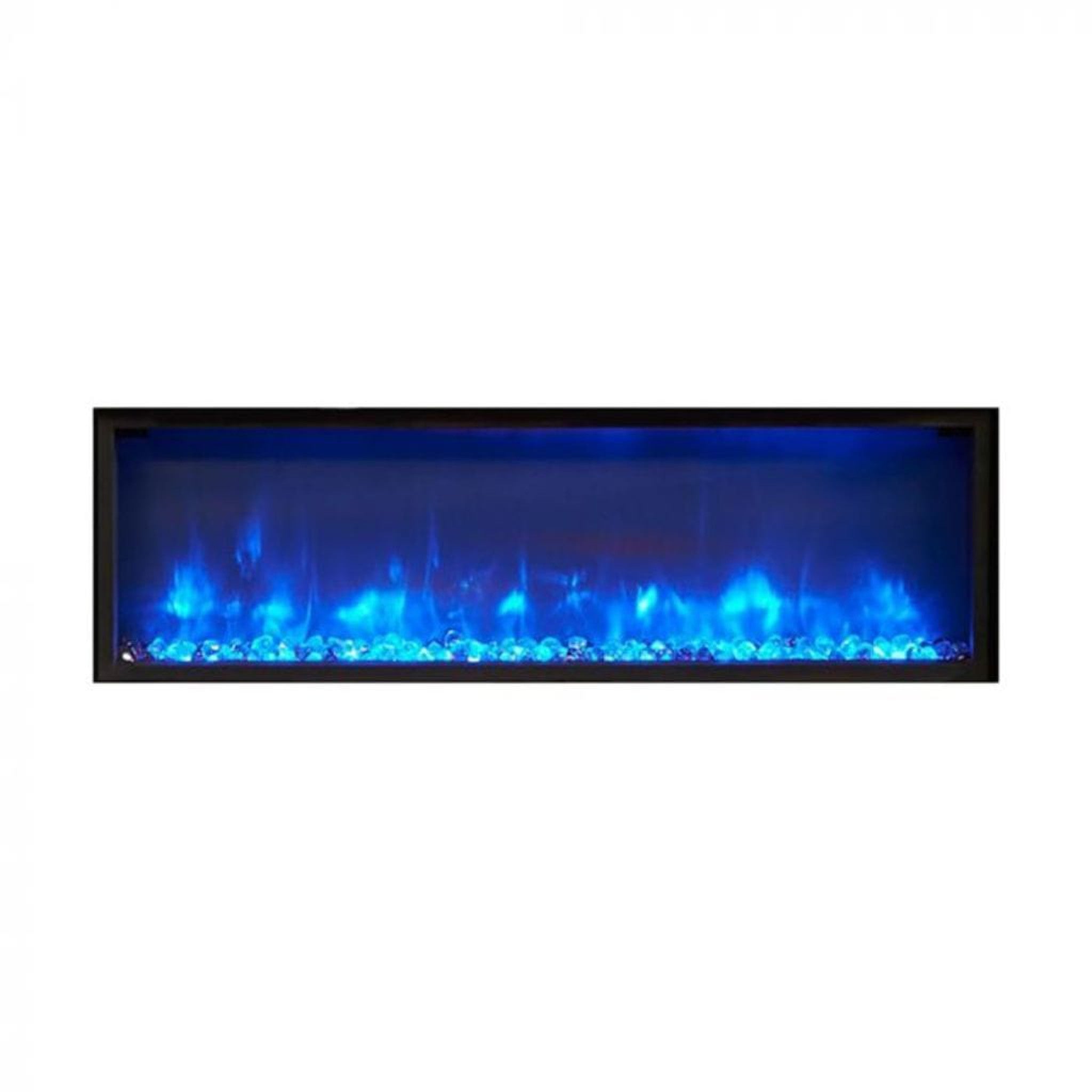 The Outdoor GreatRoom Company Built-In Linear Electric Fireplace – Gallery Series