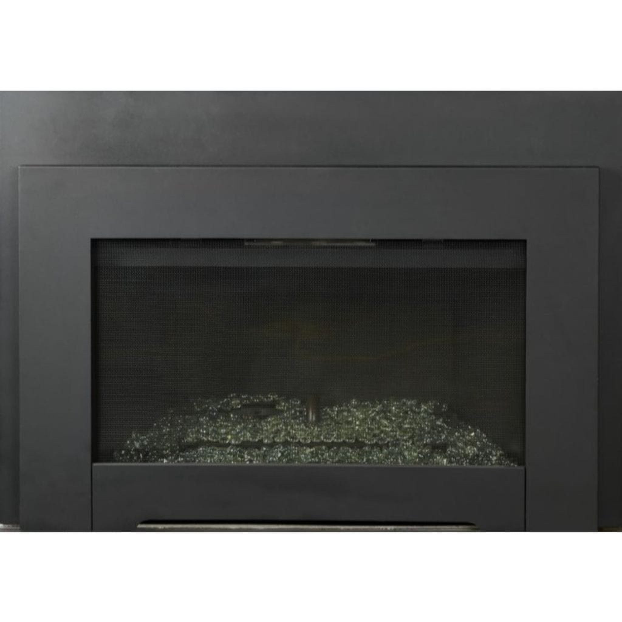 The Outdoor GreatRoom Company Highland Modern Hearth Kit for Gas Insert Fireplaces